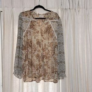 Long Sleeve 1X Boutique Blouse